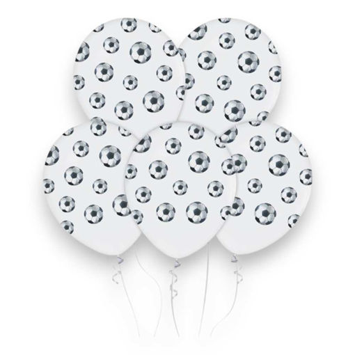 Picture of FOOTBALL LATEX BALLOONS 12 INCH - 5 PACK